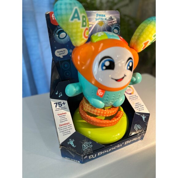 Fisher-Price DJ Bouncin Beats BRAND NEW Interactive Toy With Lights & Sounds For - Picture 4 of 5